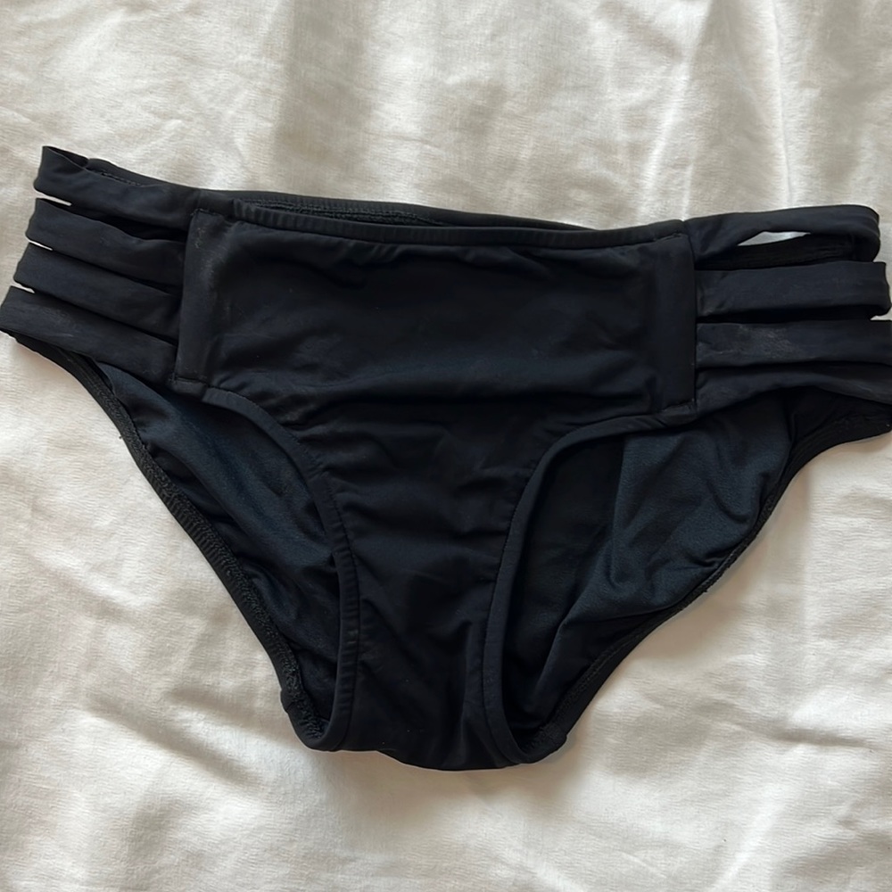 Black bikini bottom